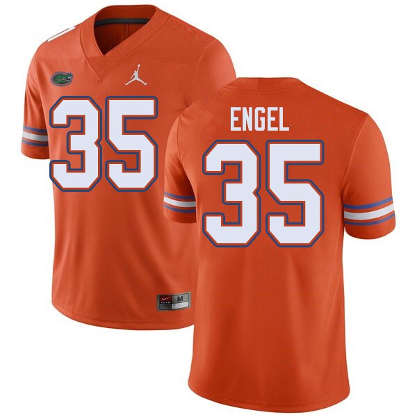 Jordan Brand Men #35 Kyle Engel Florida Gators College Football Jerseys Orange